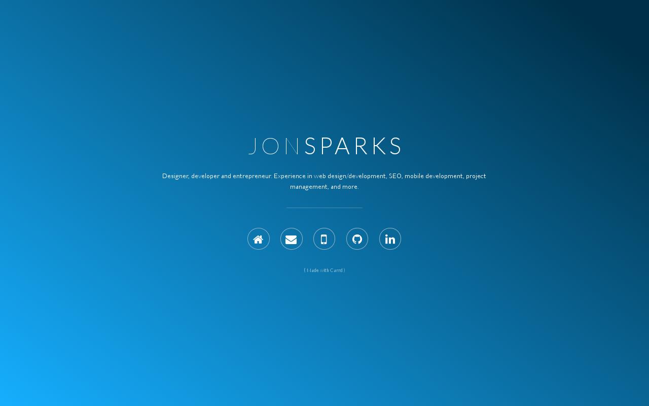 Carrd profile picture for @sparks